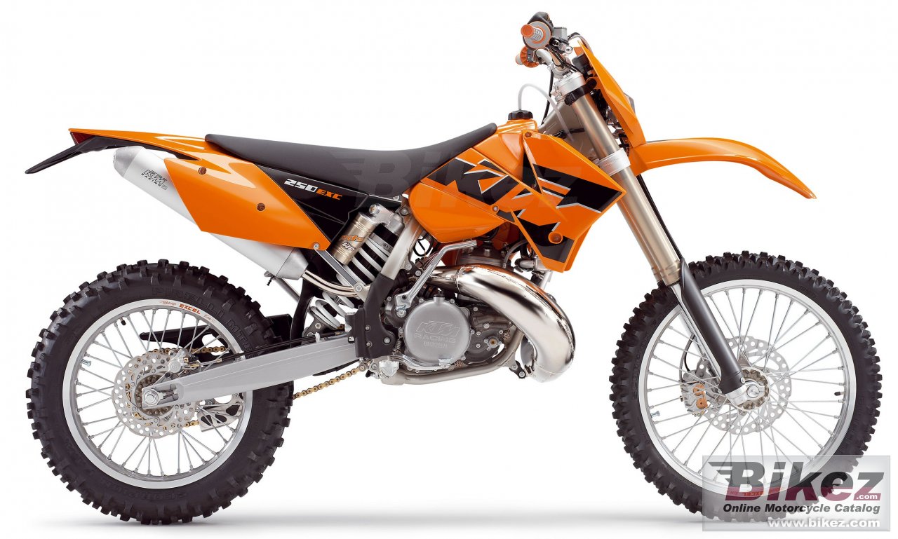 Big KTM 250 exc picture and wallpaper from Bikez.com